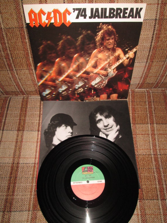 AC/DC -'74 Jailbreak American Vinyl Promo Copy on Atlantic