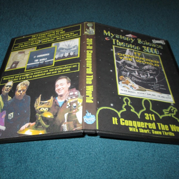 Mystery Science Theater 3000 -#311 It Conquered the World & Movie MST3K DOUBLES 2 DVD Set Joel Robinson Tom Servo Crow T Robot Free US Ship!