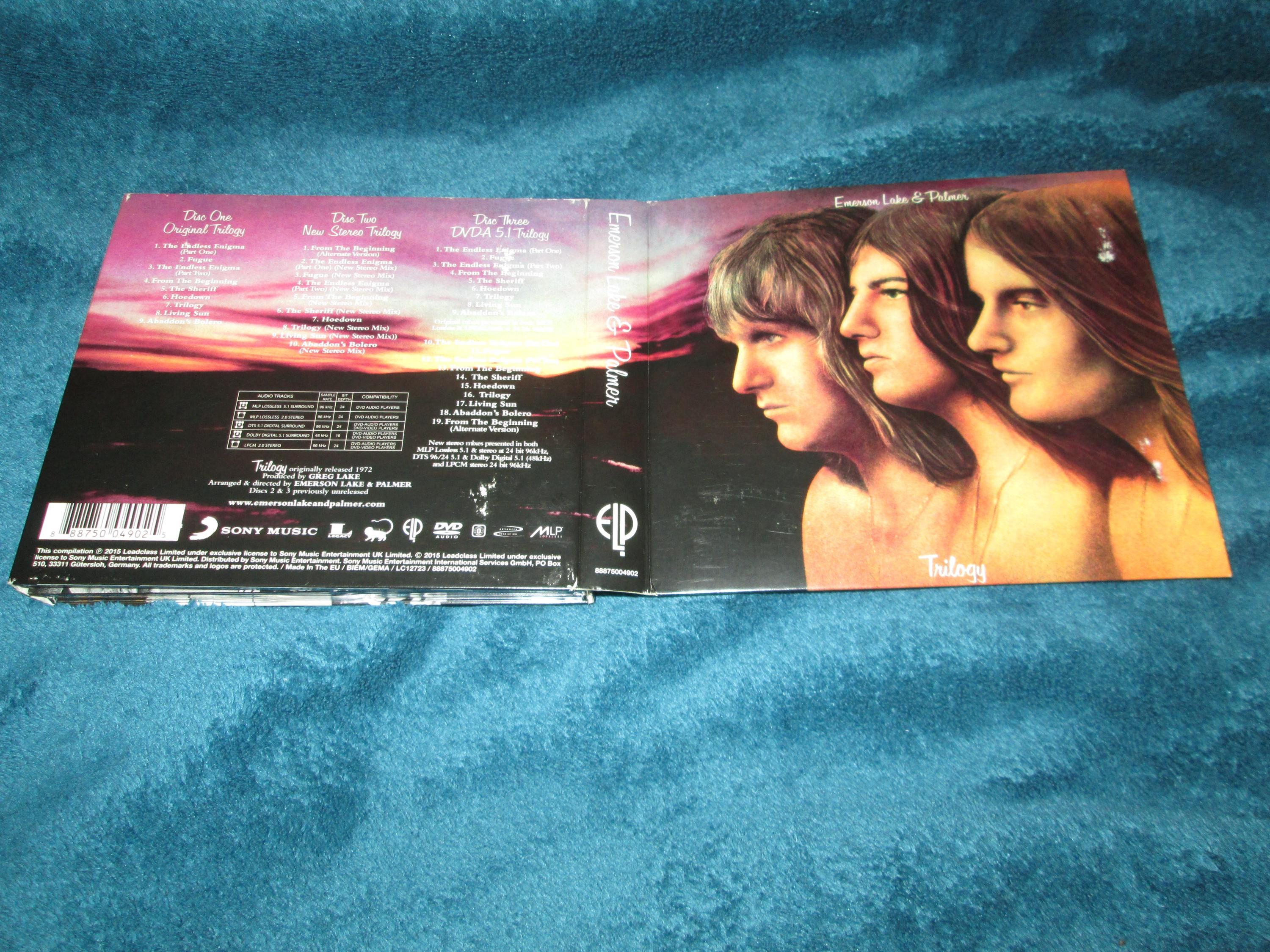 Emerson, Lake, and Palmer -trilogy Official Factory Release