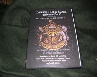 Emerson, Lake, and Palmer -"Welcome Back" includes Pictures At An Exhibition/2 DVD's -Live Free US Shipping!