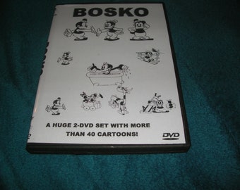 The Bosko cartoon collection-42 cartoons on 2 dvds-free US shipping!