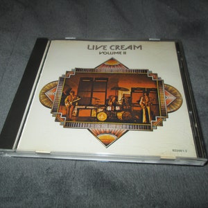 Cream -Live Cream Volume 2 German Import CD on RSO 823 661-2 Free US Shipping!