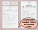 Customised form with your own logo. Client forms, wedding contracts, consent forms, hair stylist wedding contracts, makeup artist contracts 