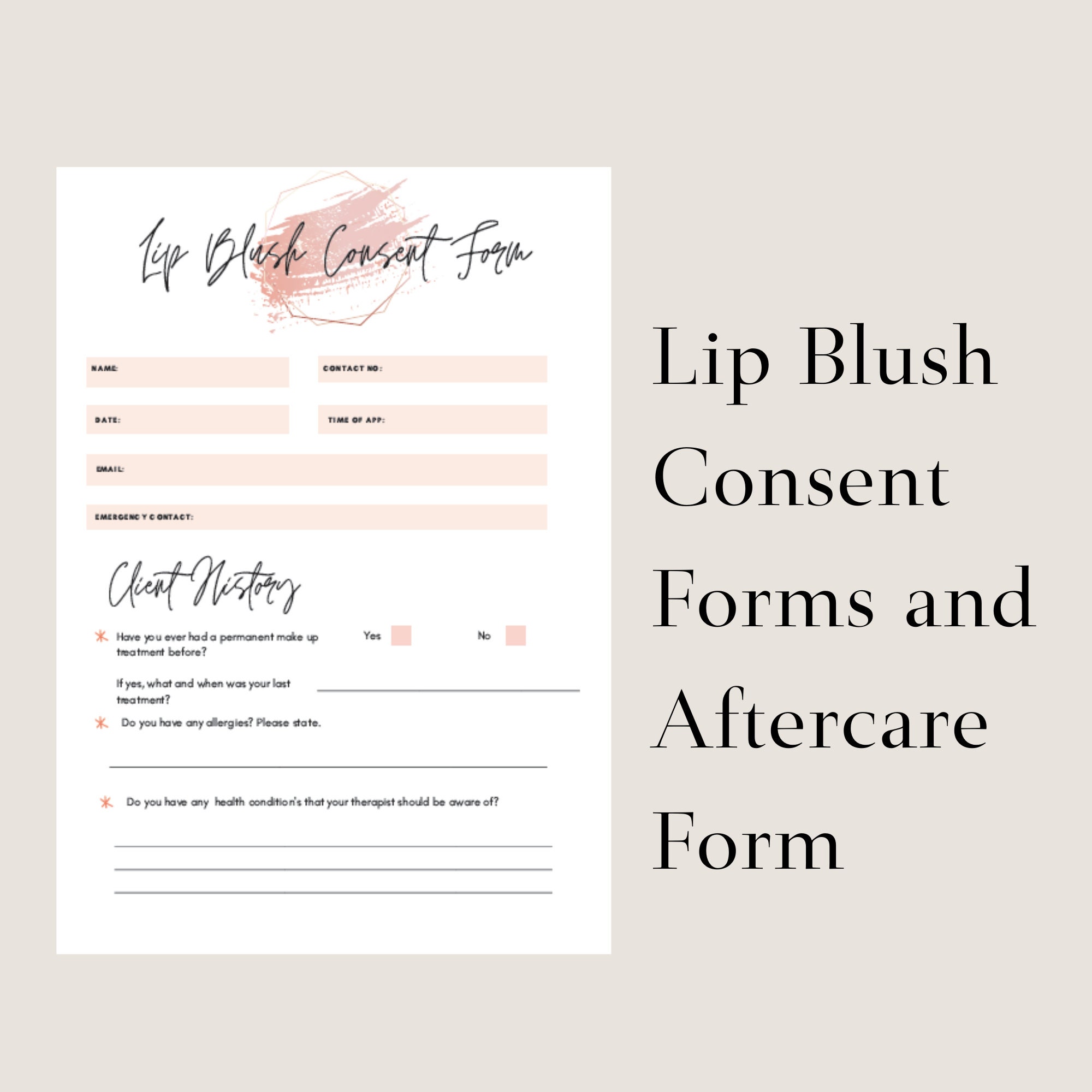 Semi Permanent Makeup Consent Form Uk  Makeupview.co