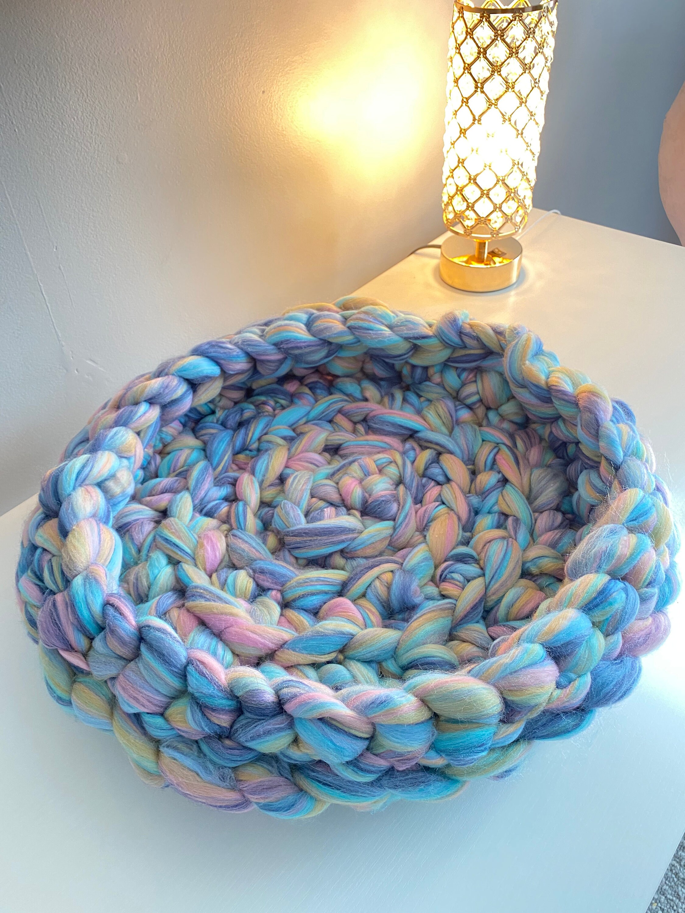 Soft Wool Blend Handmade Cat Beds Cat Lovers Chunky Handmade Etsy