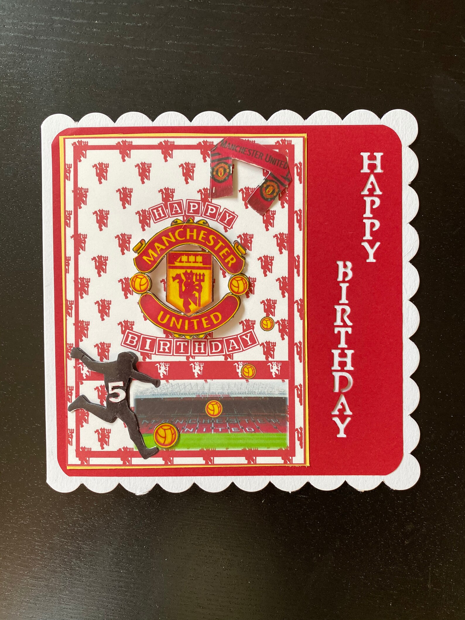 Manchester United football card Etsy
