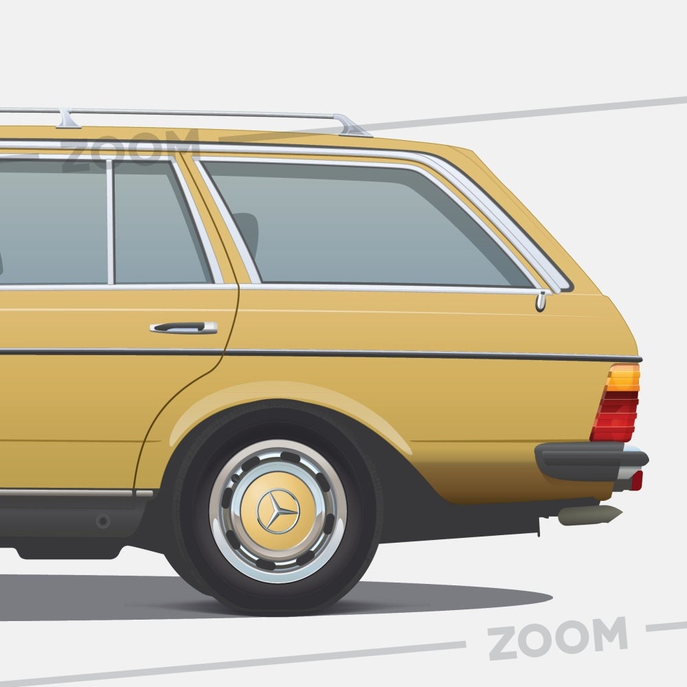 2 Originale Mercedes Poster – W123 T Modell Kombi + C111 (1975) – Automobilia 2 Originale Mercedes Poster – W123 T Modell Kombi + C111 (1975) – Automobilia
