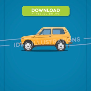 Lada Niva Illustration
