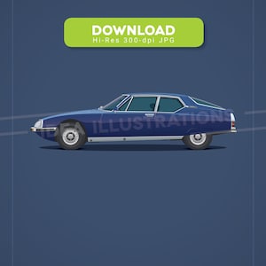 Citroen SM Illustrazione