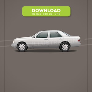 Mercedes-Benz E-class W124 Illustration