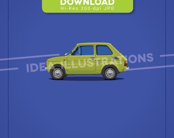 Fiat 126 Illustration