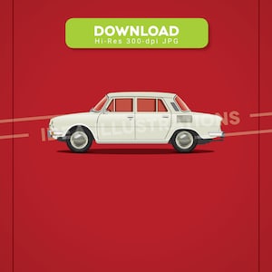 Skoda 100 Illustration