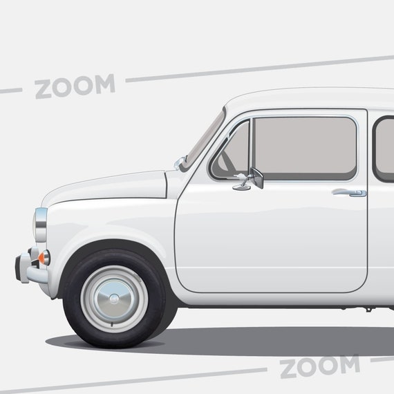 Fiat 600 / Zastava 750 Illustration -  New Zealand