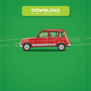 Renault 4 GTL Illustration