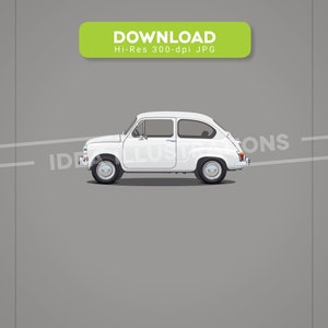 Fiat 600 / Zastava 750 Illustration