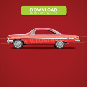 Chevrolet Impala 1961 Illustration