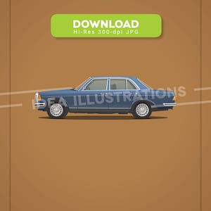 Mercedes-Benz W123 Illustration
