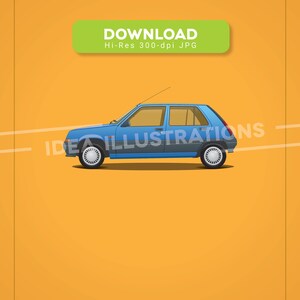 Renault 5 Illustration
