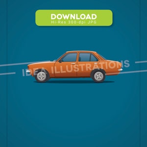 Opel Kadett C illustration