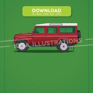 Land Rover Defender Illustration
