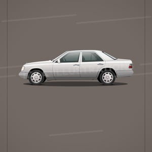 Ilustración del Mercedes-Benz Clase E W124