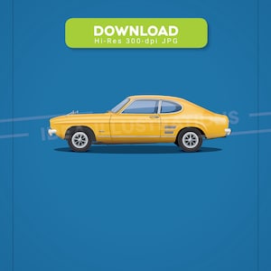 Ford Capri Mk1 Illustration