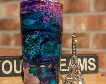 Alcohol Ink Swirl Tumbler 20oz Ready to Ship ||  FREE SHIPPING!!