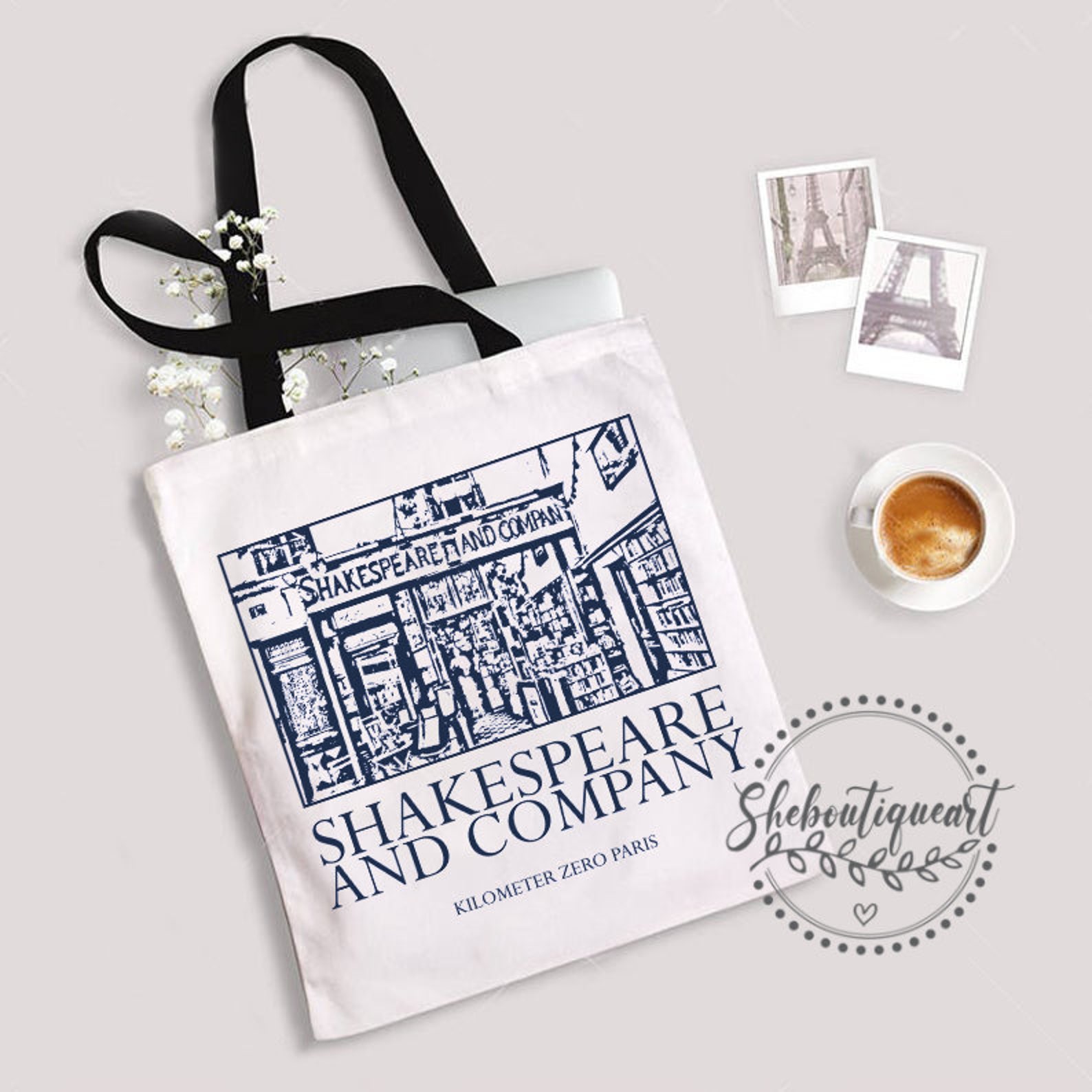 Shakespeare And Company Tote Bag