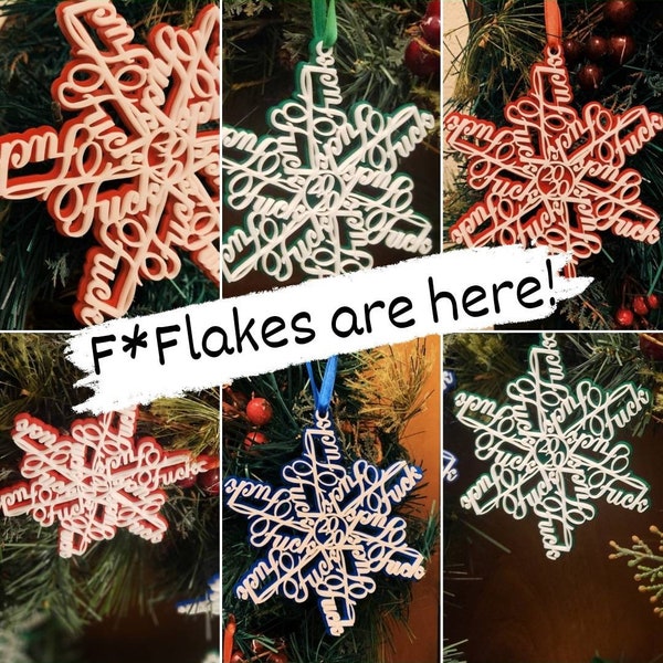 FuckFlake 2020 Christmas Ornament  Acrylic