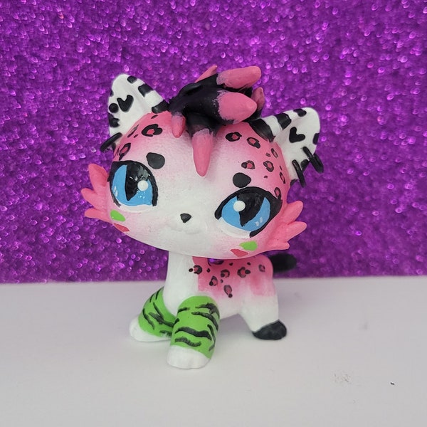 scene/emo Lps custom cat OOAK