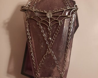 Gothic Vampire Coffin Resin Box for Charity