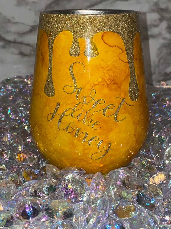 amber wine glasses L'Objet Prism Amber Wine Glasses