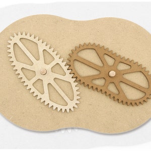 Wooden gears, peanut ellipse