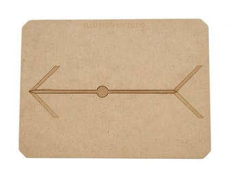 Wooden optical illusion game, Judd illusion