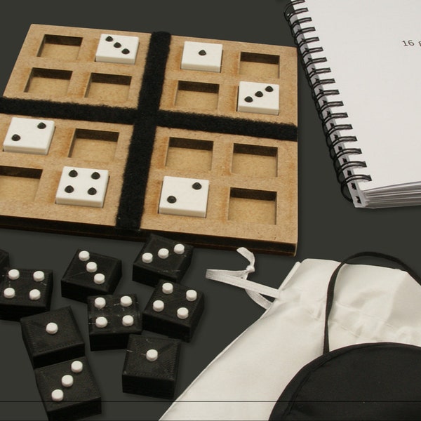 Magic Square 4, inclusive game for the blind and visually impaired