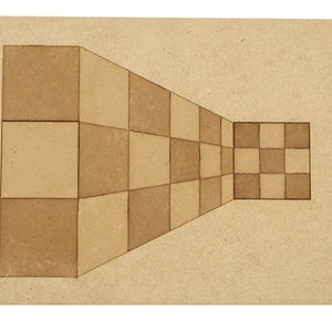 Jeu en bois d'illusion d'optique, Illusion de perspective