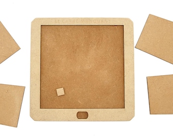 Wooden game, mathematical curiosity The missing square