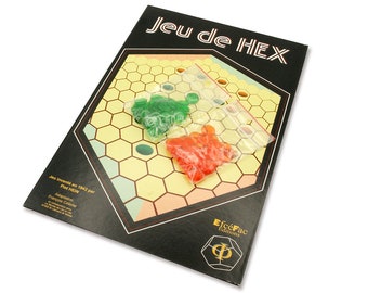 Hex game, strategy for two players
