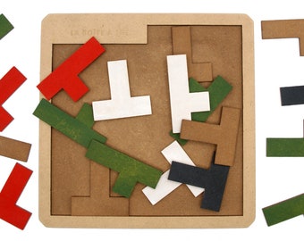 Wooden puzzle, The tea box