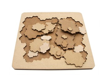 Wooden curiosity, the Rauzy fractal 7 levels