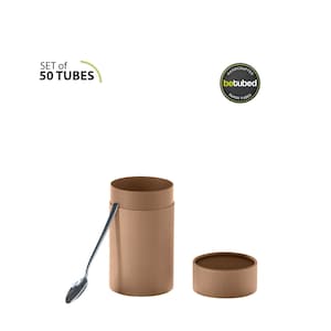 50 kartonnen dozen - papieren kokers, geschenkdoos voor uw theelepelcollectie of thee, binnenafmetingen 150 x 87 mm