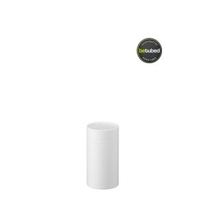 Caja de cartón 120 x 66 mm Tubo de papel: Caja de cartón blanca respetuosa con el medio ambiente, papel kraft reciclado, apto para alimentos