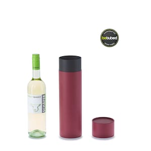 Scatola di cartone - Tubo di carta 315 x 87 Confezione regalo, confezione per bottiglie, confezione regalo rotonda per bottiglie di vino e liquori, 100% carta