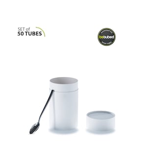 50 scatole di cartone - tubi di carta, confezione regalo per la vostra collezione di cucchiaini o tè, dimensioni interne 150 x 87 mm