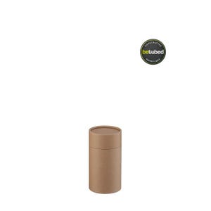 Caja de cartón 120 x 66 mm - Tubo de papel: Caja de cartón kraft 1c respetuosa con el medio ambiente, papel kraft reciclado, apto para alimentos