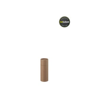 Caja de cartón 90 x 32 mm - Tubo de papel: Caja de cartón kraft 1c respetuosa con el medio ambiente, papel kraft reciclado, apto para alimentos