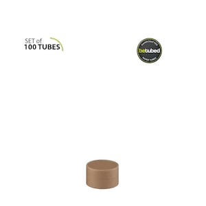 100 kartonnen dozen 30 x 66 mm - Papieren kokers: milieuvriendelijke kraft 1c geschenkdoos, geschikt voor voedsel