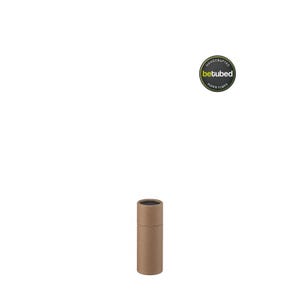Caja de cartón 90 x 32 mm - Tubo de papel: Caja de cartón kraft respetuosa con el medio ambiente, papel kraft reciclado, apto para alimentos