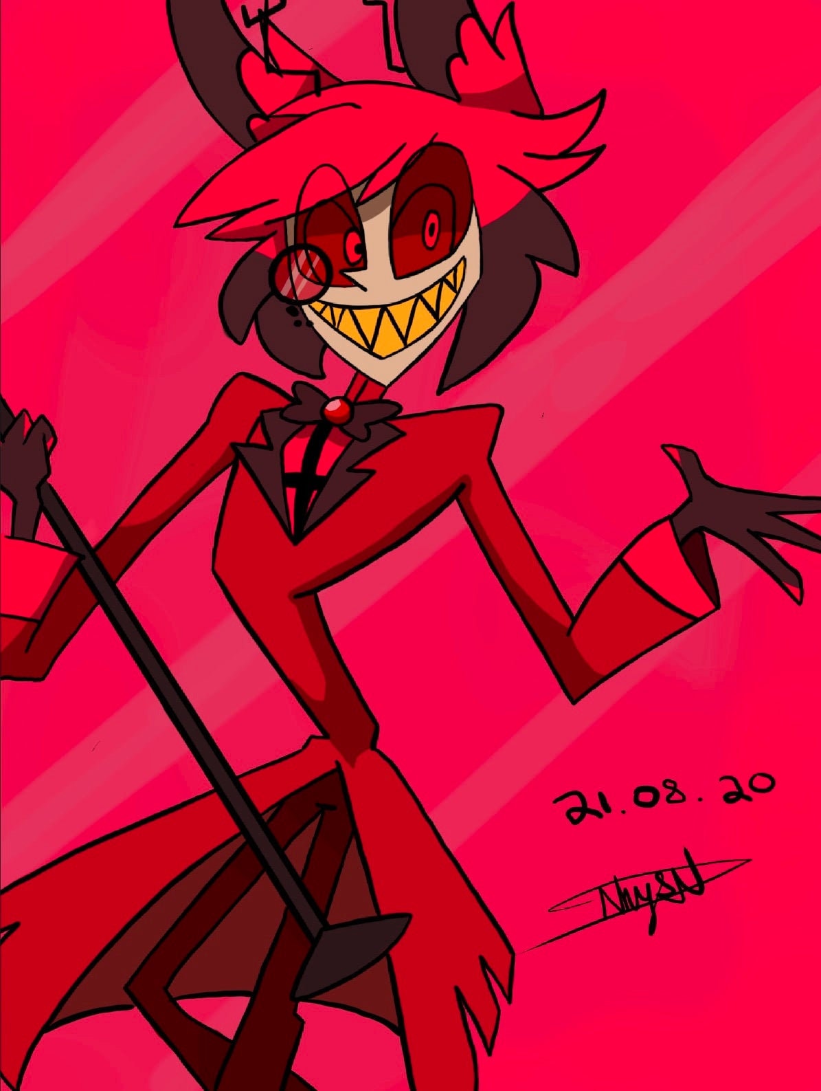 Hazbin hotel drawings etsy