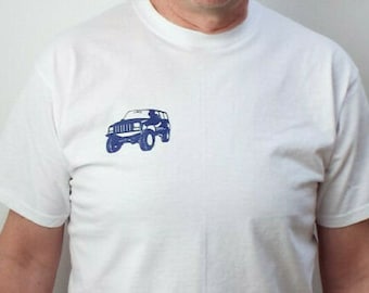 T shirt Classic Cherokee XJ 1984-1985-1986-1987-1988-1990-1991-1992-1993-1994-1995-1996-1997-1998-1999-2000-2001 2.5 I4, 4.0 I6 4x2, 4x4